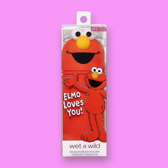 Wet n Wild x Sesame Street Elmo Loves You! Makeup Brush Holder - Picture 1 of 4